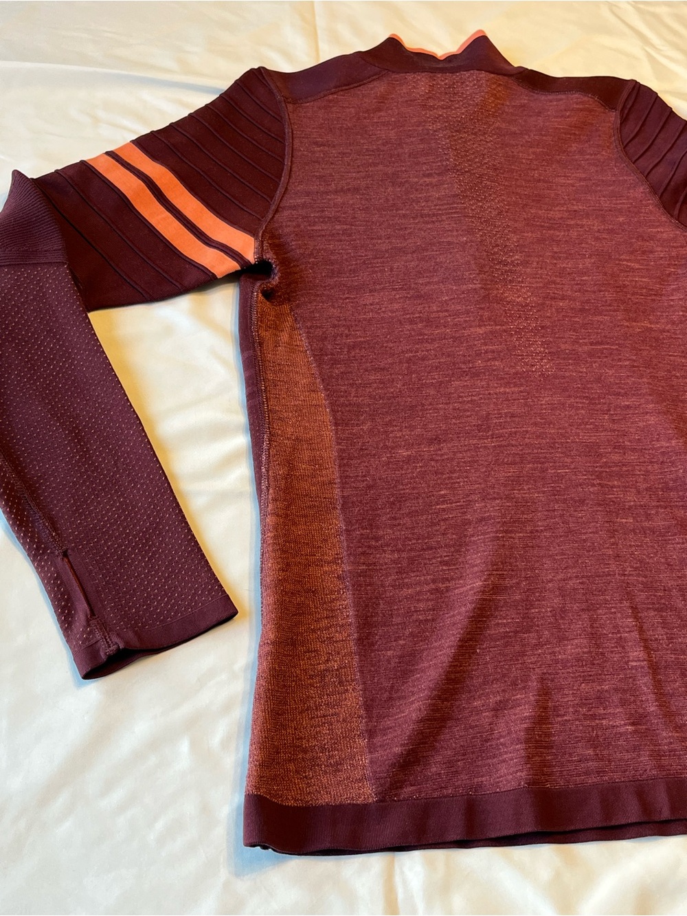 Smartwool Intraknit 250 Merino Wool Quarter Zip Base Layer Top M - Picture 10 of 12